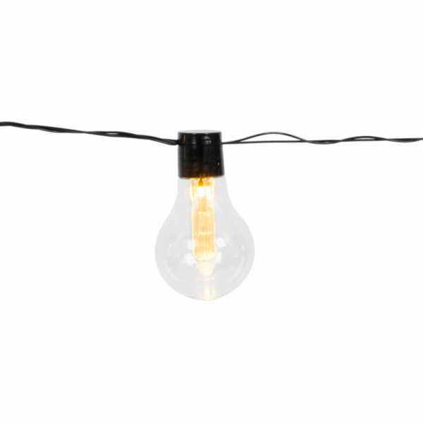 Reťaz Strend Pro Garden, žiarovka, solárna, 10x LED, 2,7+3 m