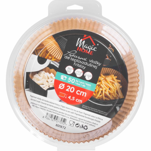 Vložka MagicHome, papírová, do horkovzdušné fritézy, 20x4...