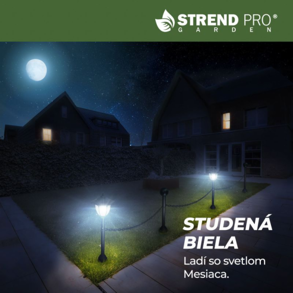 Lampa Strend Pro Garden, reťaz, ohrada, plot do záhrady, ...