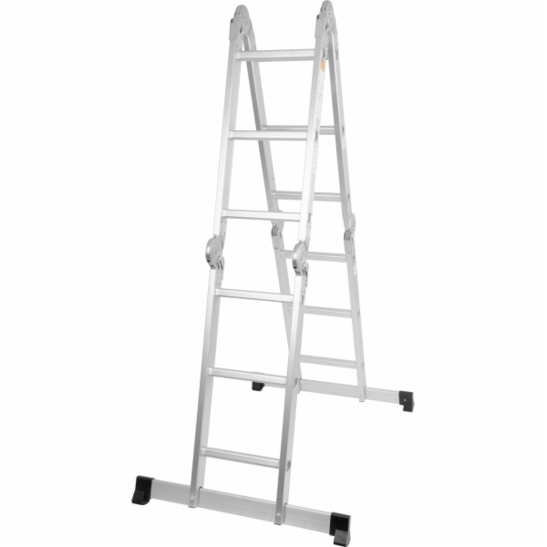 Rebrík s plošinou Strend Pro ML103 4x3, kĺbový, Alu, max....