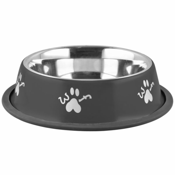 MagicHome Woof 23 cm, 900 ml, černá, pro psa