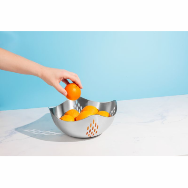 Miska MagicHome na ovoce, 24 cm, nerezová ocel