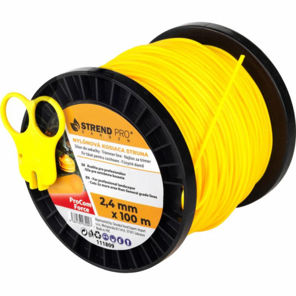 ProCom Force 2,4 mm, midi Cívka L-100 m, s řezačkou, kulatá