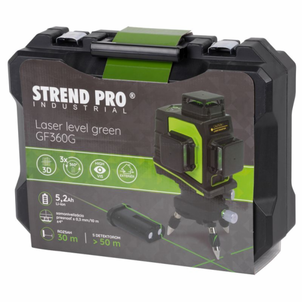 Laser Strend Pro Industrial GF360G, 3D, zelený