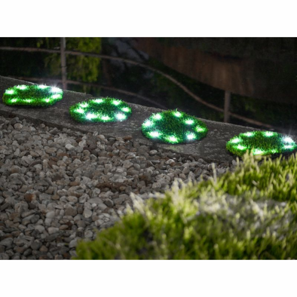 Lampa Strend Pro 6155, Trávníkové desky 4 ks, 24 cm, solá...