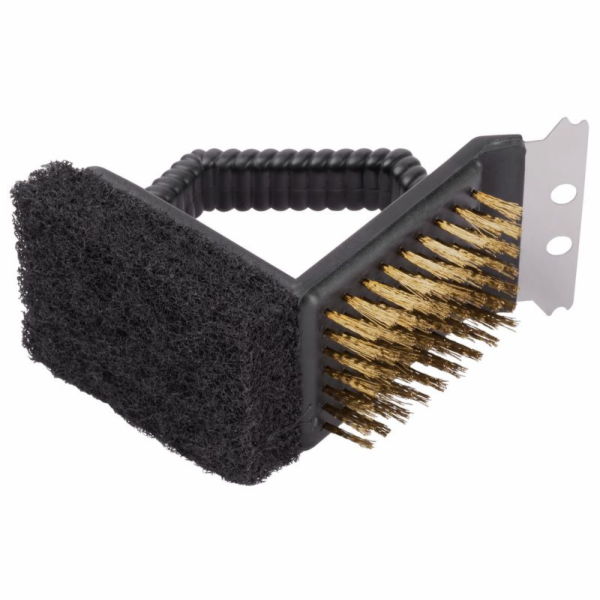 Strend Pro Grill BBQ Brush, mosazný, na čištění grilu, se...