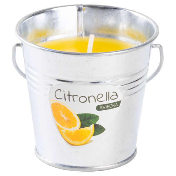 Citronelová svíčka CB143, repelent, kbelík, 80 g, 80x72 mm
