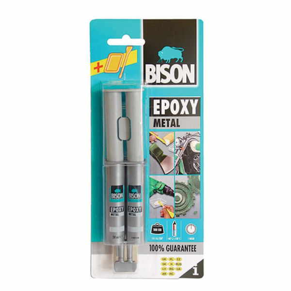 Bison Epoxidové lepidlo na kov, 24 ml