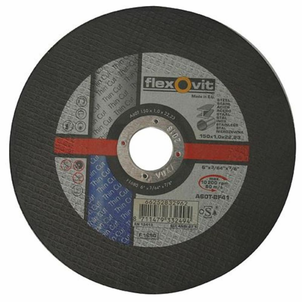 Kotouč flexOvit ThinCut, 150x1,2 mm, A60T-BF41, Industria...