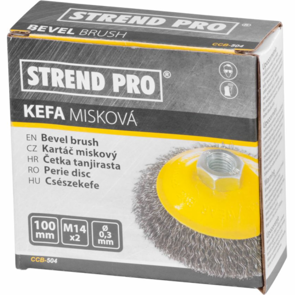 Kartáč Strend Pro CCB-504 100 mm, okružní, miskový, vlnit...
