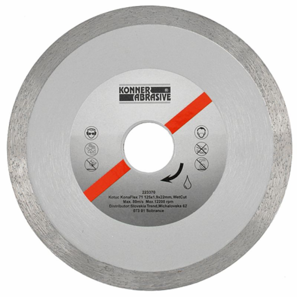 KONNER KonaFlex 71 diamantový kotouč 230x2,4x22 mm, WetCu...