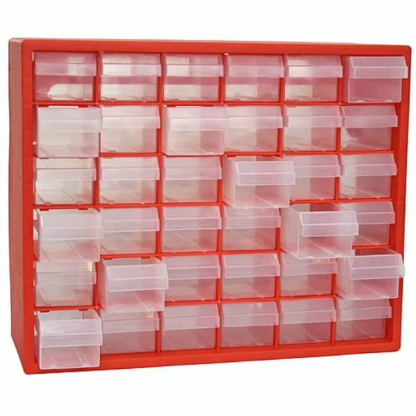 Nástěnný organizér Strend Pro SBx3045, 36 zásuvek, 40,5x3...