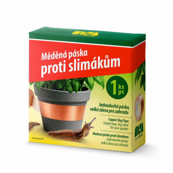 Páska proti slimákům, měděná, 4 m x 2,5 cm