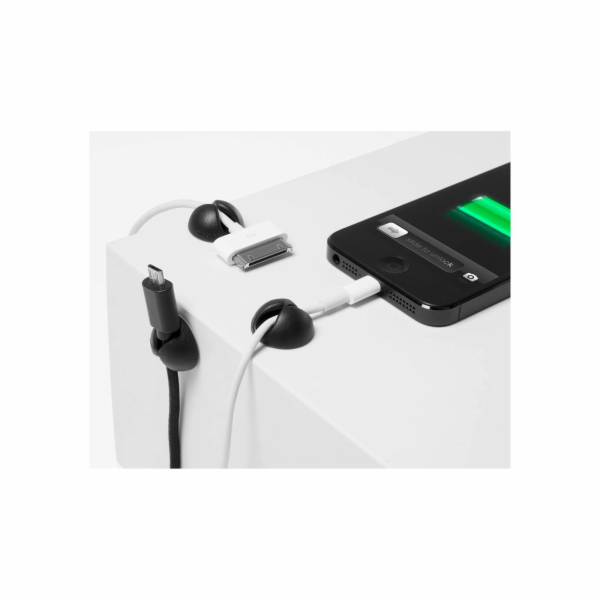 BlueLounge Mini držáky kabelů CableDrop 6 ks, černé