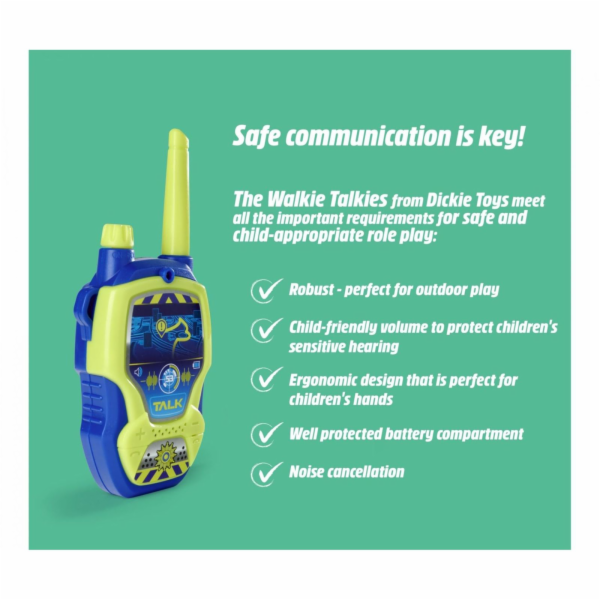 Dickie Walkie Talkie Police 2,4 GHz 2 Stück/Set    201118197