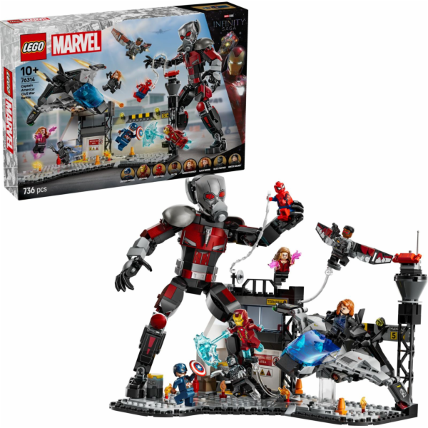 Stavebnice LEGO 76314 Marvel Super Heroes Captain America...