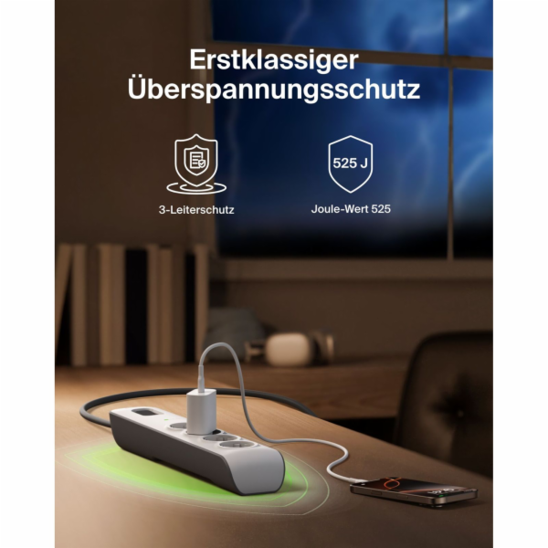 Belkin Surge Prot.Strip 4 outlet  2 Meter power cord BSV4...