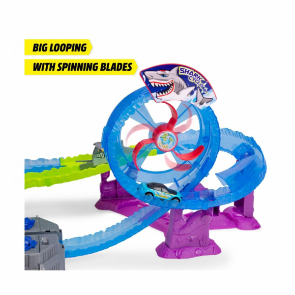 Dickie White Shark Track Set 203338002
