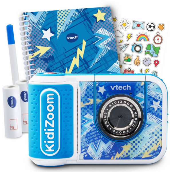 Vtech KidiZoom Print Cam Scrapbook Bundle (azurblau)