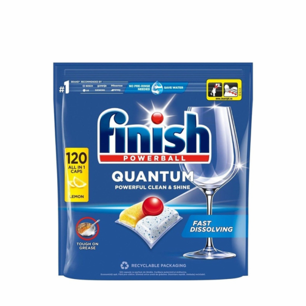 Finish Tablety do myčky Quantum 120 ks