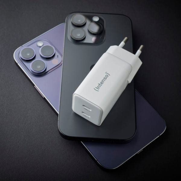 Intenso Power Adapter W40CC GaN weiß 2x USB-C 40W