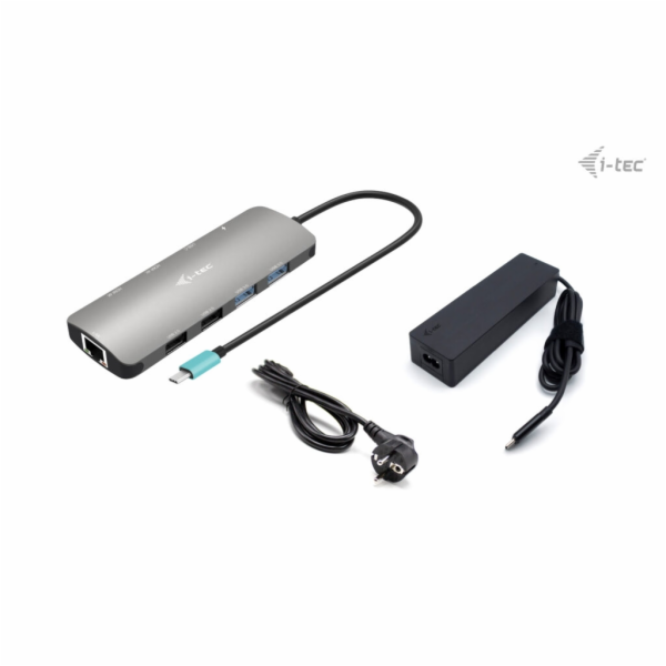 i-tec USB-C Metal Nano 2x HDMI Docking Station, PD 100W +...