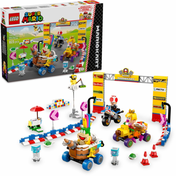 LEGO 72036 Super Mario - Mario Kart: Sada Baby Peach & Gr...