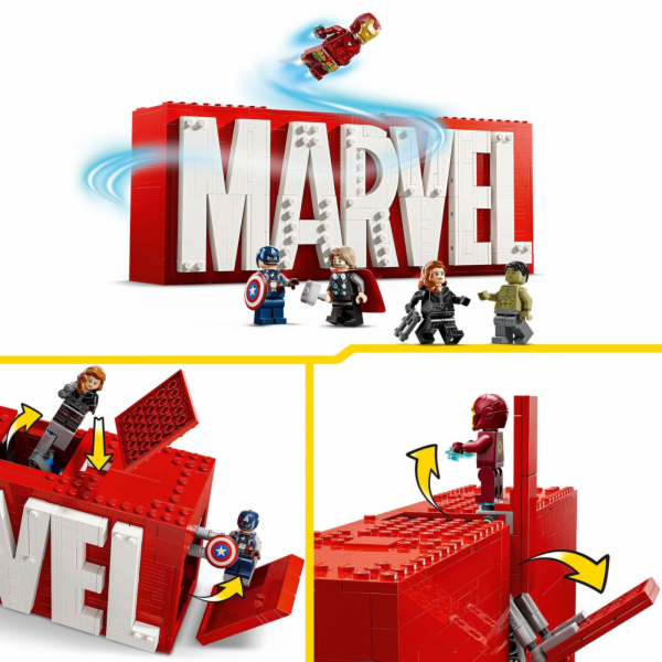 Stavebnice LEGO 76313 s logem Marvel a minifigurkami