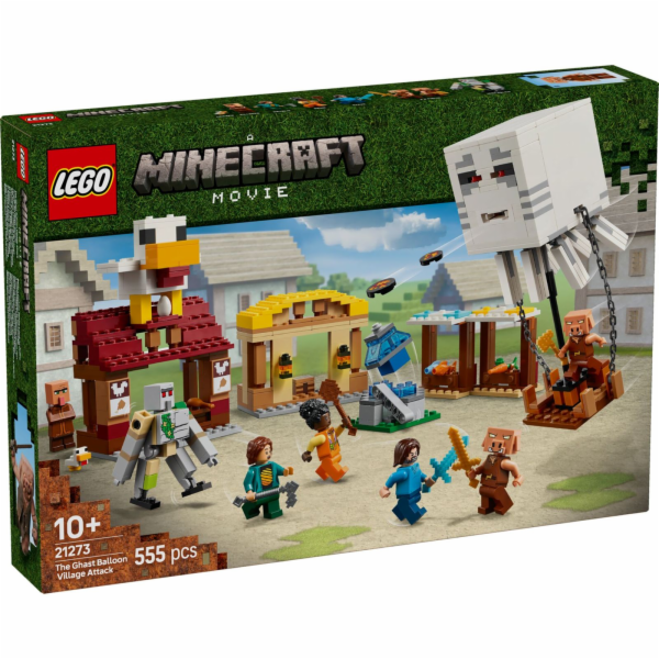LEGO MINECRAFT 21273 Útok balónu Ghast na vesnici