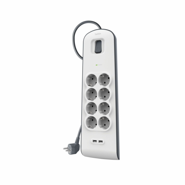 Belkin Surge Port.Strip 8 outlet 2 Meter power cord BSV80...