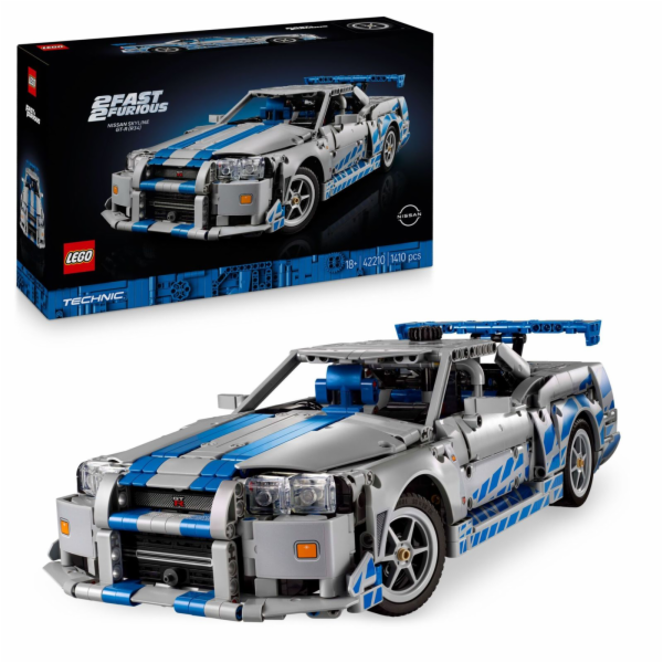 LEGO 42210 Technic 2 Fast 2 Furious Nissan Skyline GT-R(R...