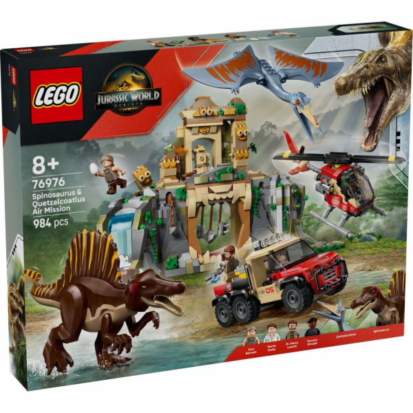 LEGO JURASSIC WORLD 76976 Spinosaurus a Quetzalcoatlus Le...