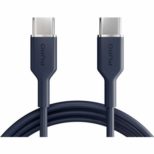 Puro Kabel ICON USB-C - USB-C 1,5 m - tmavě modrý