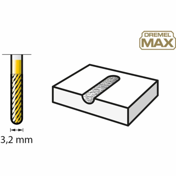 Dremel 9903 MAX Tungsten Carbide Carving bit