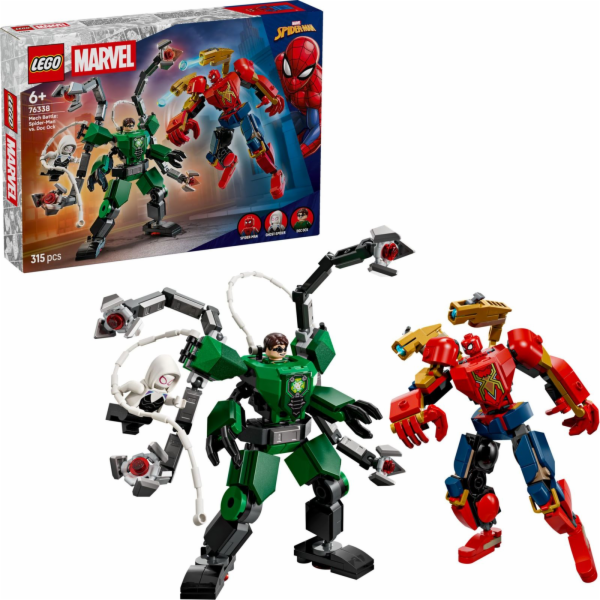LEGO Marvel Super Heroes 76338 Mech-Duell: Spider-Man vs....