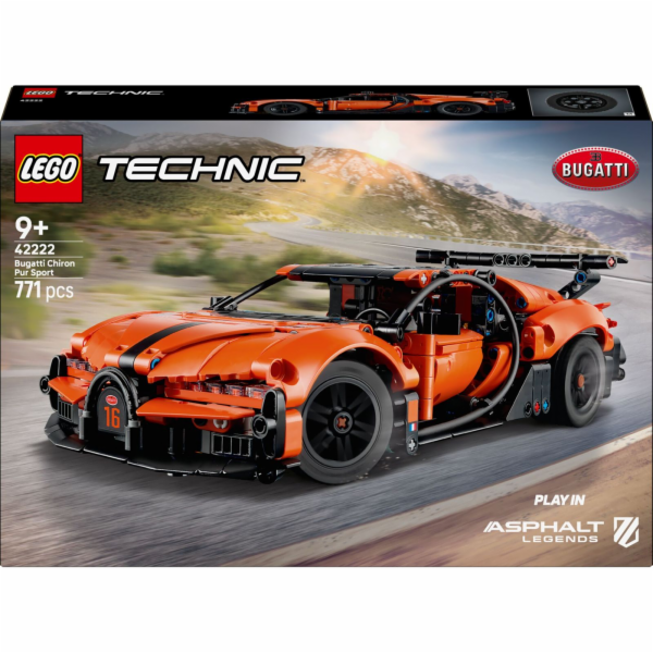 LEGO TECHNIC 42222 Hyperauto Bugatti Chiron Pur Sport