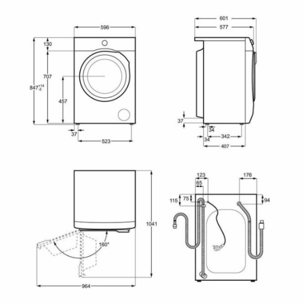 PRAČKA ELECTROLUX EW2F527WP