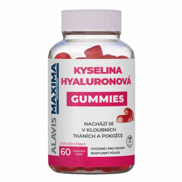 ALAVIS MAXIMA Kyselina Hyaluronová GUMMIES 60 žvýkacích t...