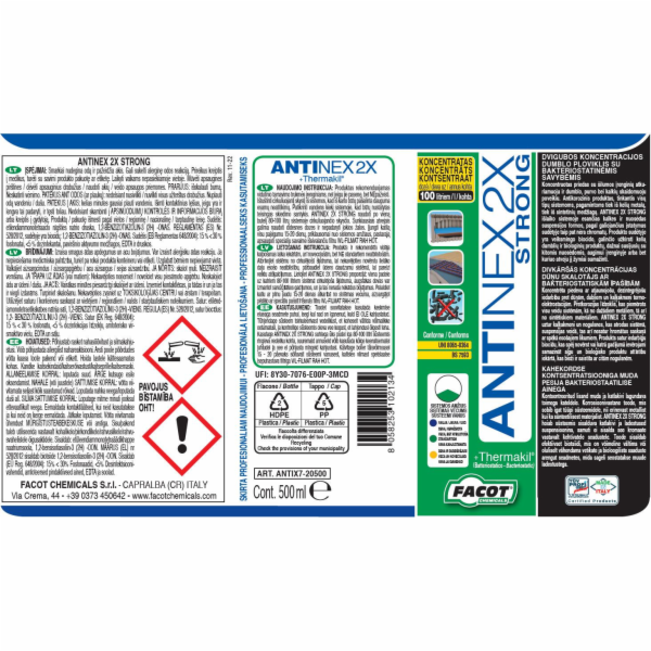 Čistič pro topné a ventilační systémy 500 ml, ANTINEX