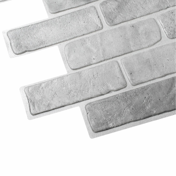 PVC obklad na stěnu 14022, cihla stará šedá, 1025x495 mm