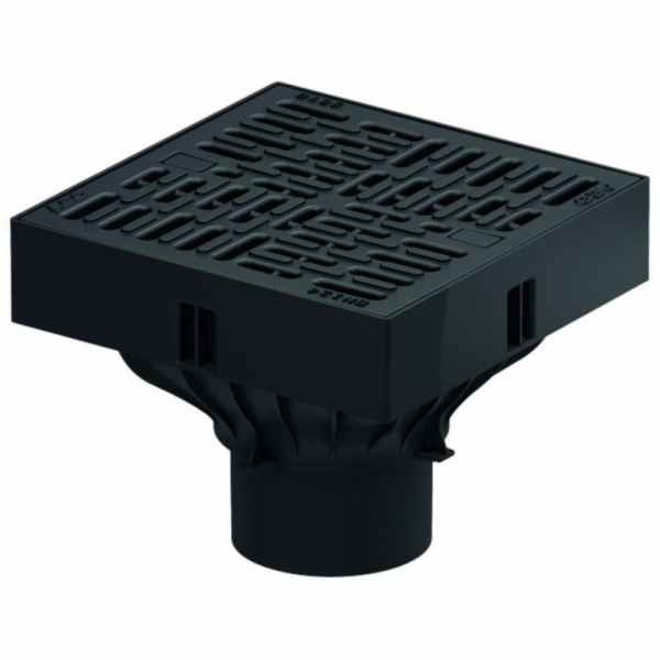 Fragile Aco DN 100 Self XtraPoint 25x25cm B 125, plast