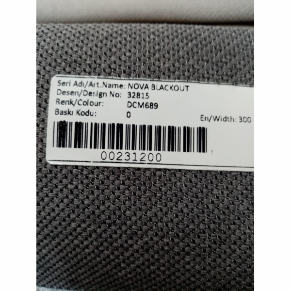ZÁCLONA NOVA B/O 32815 DCM689 280 CM N