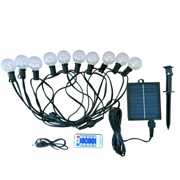 LED girlanda bublina Domoletti BD-F-G40-F-S3-10, 5 m