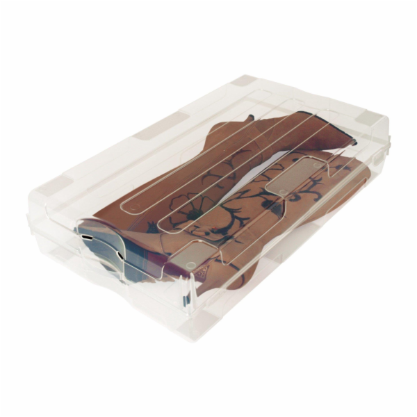 Botník Mano BC-301, 50,4 x 37,5 x 12,1 cm, průhledný