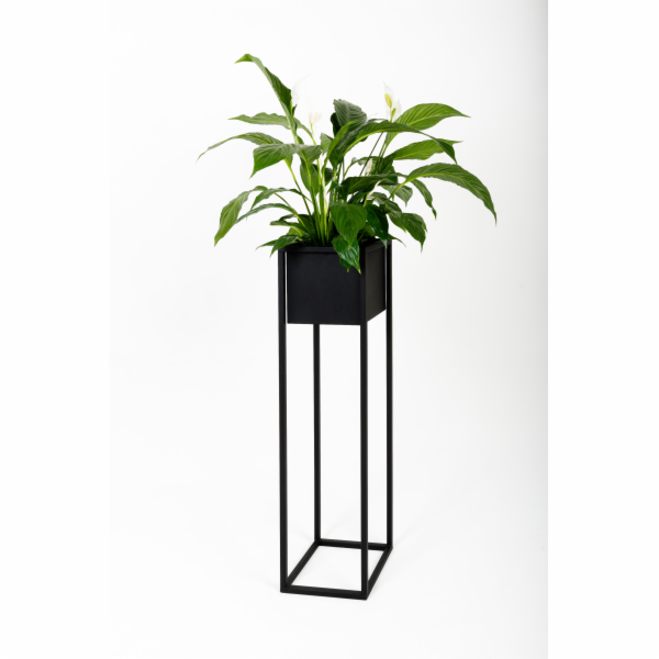 Gelový stojan Nantes, 23 cm x 90 cm x 23 cm, černý