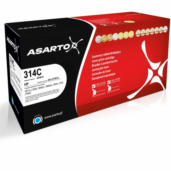 Asarto Toner Asarto pro HP 314A I CLJ 3000/2700 | tyrkysová