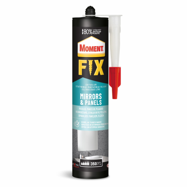 Lepidlo pro montáž zrcadel a panelů Moment FIX, 440 g