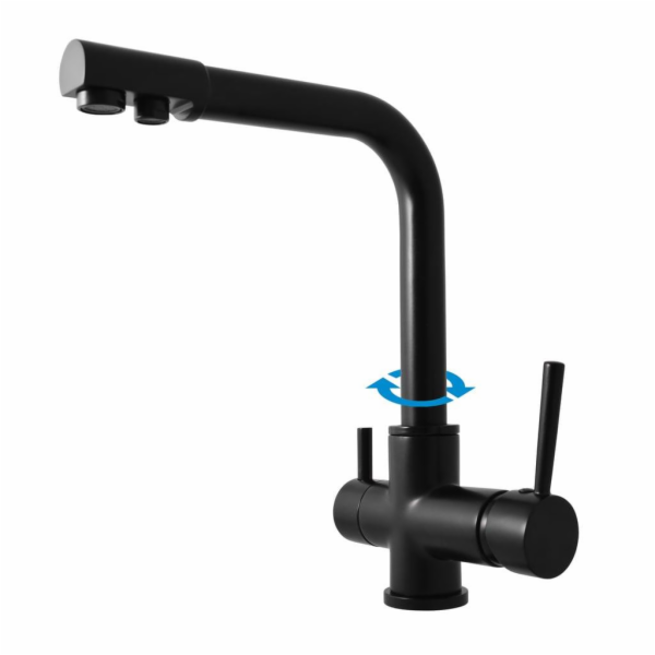 Kuchyňská baterie Domoletti Seina DSE918.5CMAT, černá