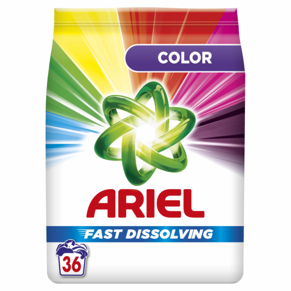 Prací prášek Ariel color 36 praní, 1,98 kg