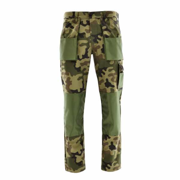 Pracovní kalhoty Sara Workwear, zelené, bavlna/polyester, XL